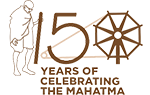 150 Years Gandhi Logo